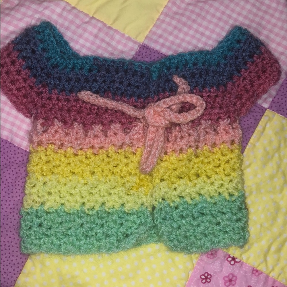 Knit baby Jacket new born and preemie